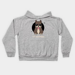 Pit Happens Cool Pitbull Dog Kids Hoodie